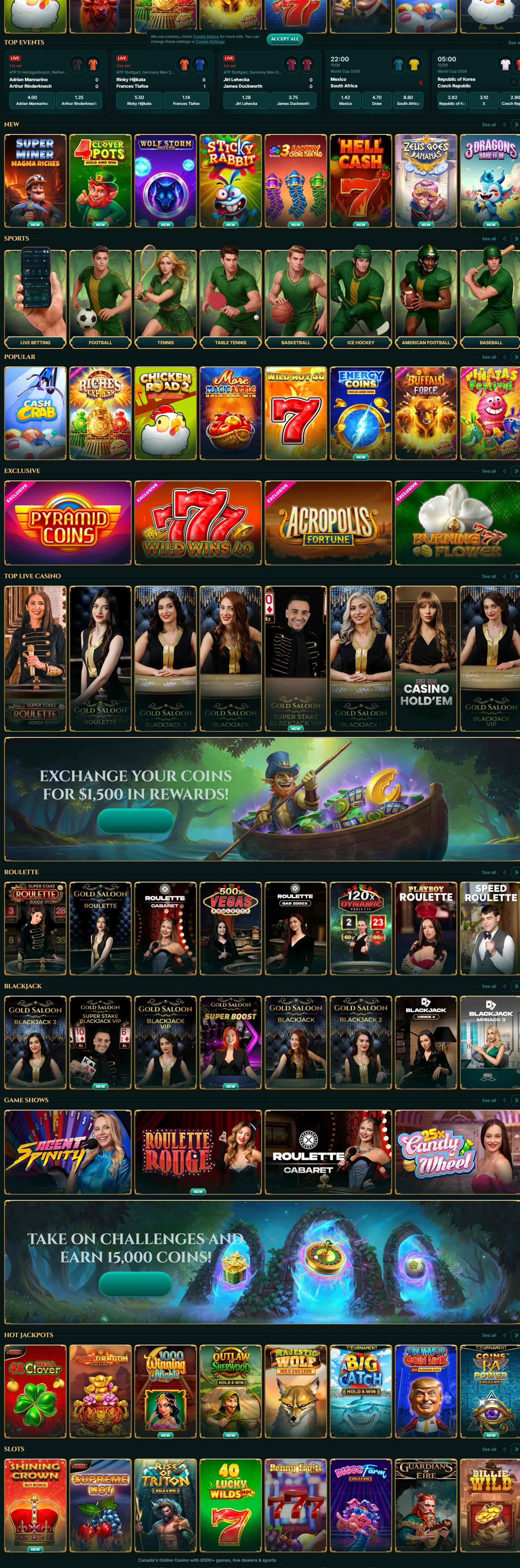 7signs Casino catalogo slot e giochi