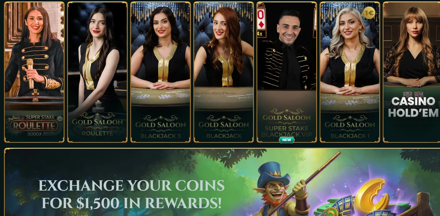 7signs Casino sezione dealer live